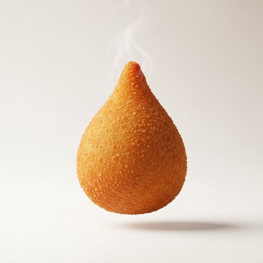 Coxinha dourada e deliciosa